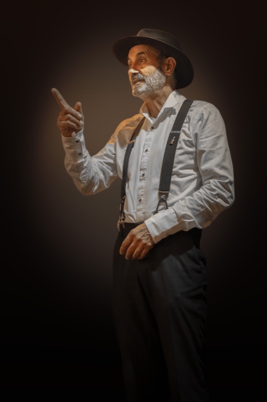 Portrait studio musicien