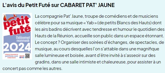 Recommandé par le Petit Futé