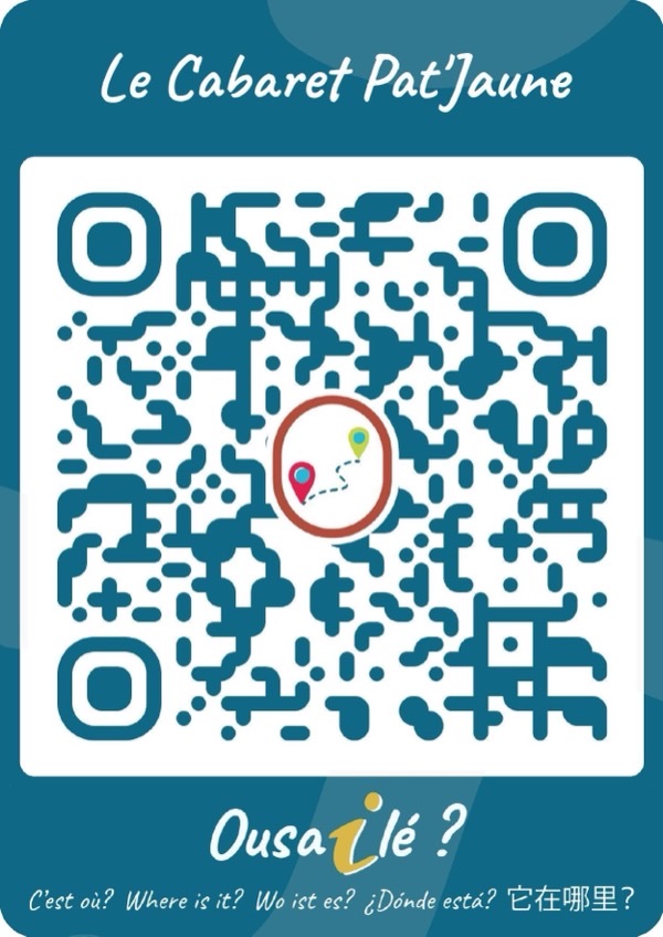 QR code du Cabaret Pat'Jaune